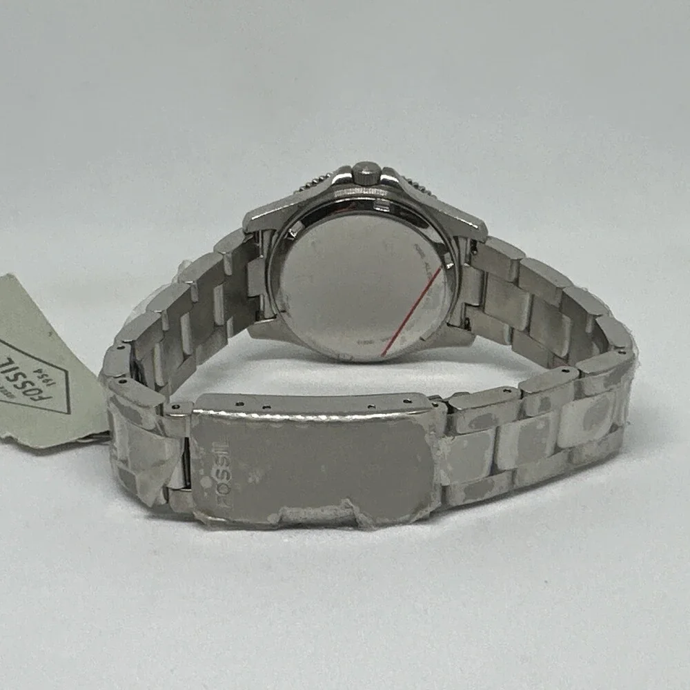 Fossil PR5435 Womens Silver Stainless Steel Analog Dial Quartz Wristwatch HME636